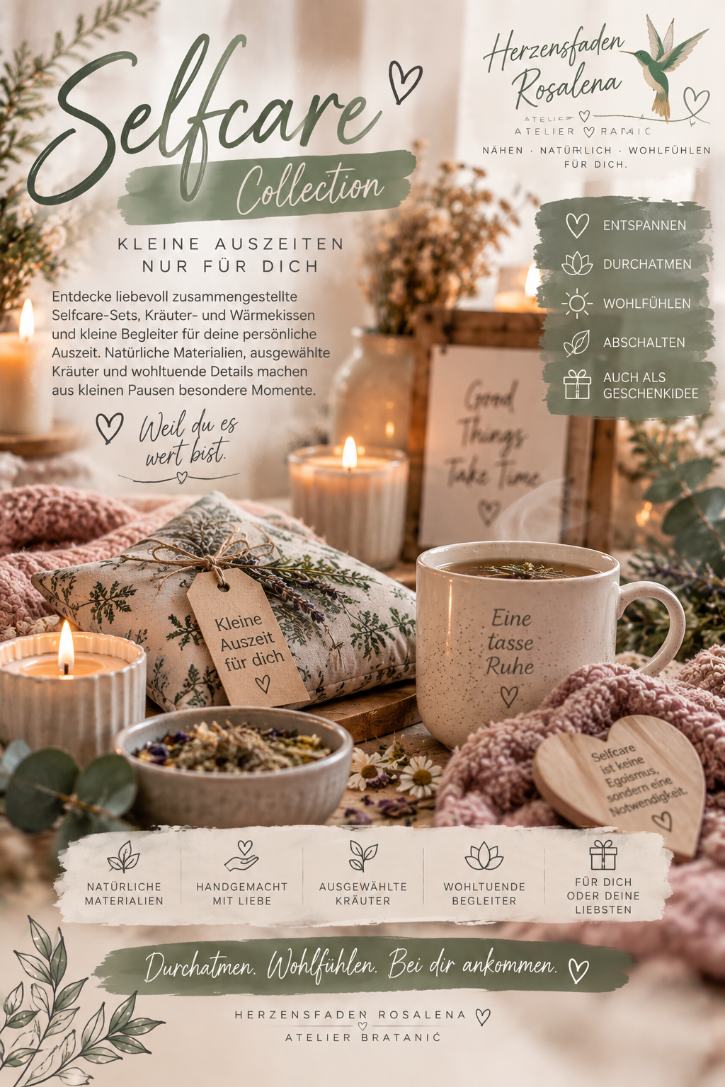 Selfcare Collection Herzensfaden Rosalena