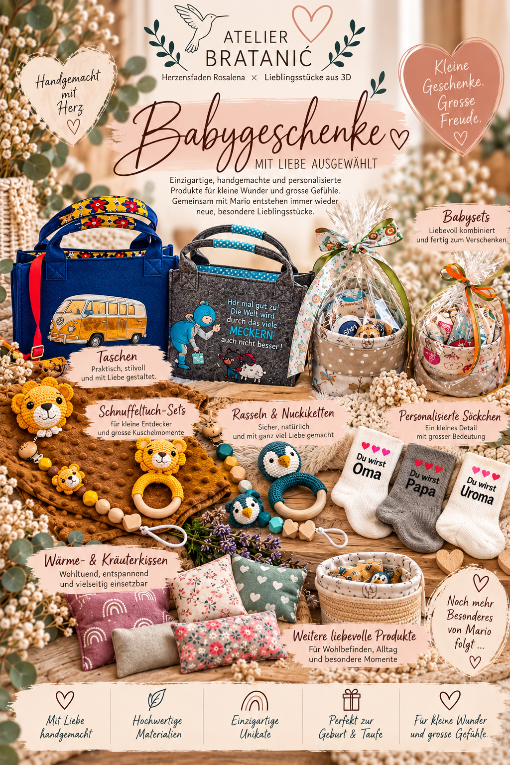 Babygeschenke für kleine Wunder ❤️