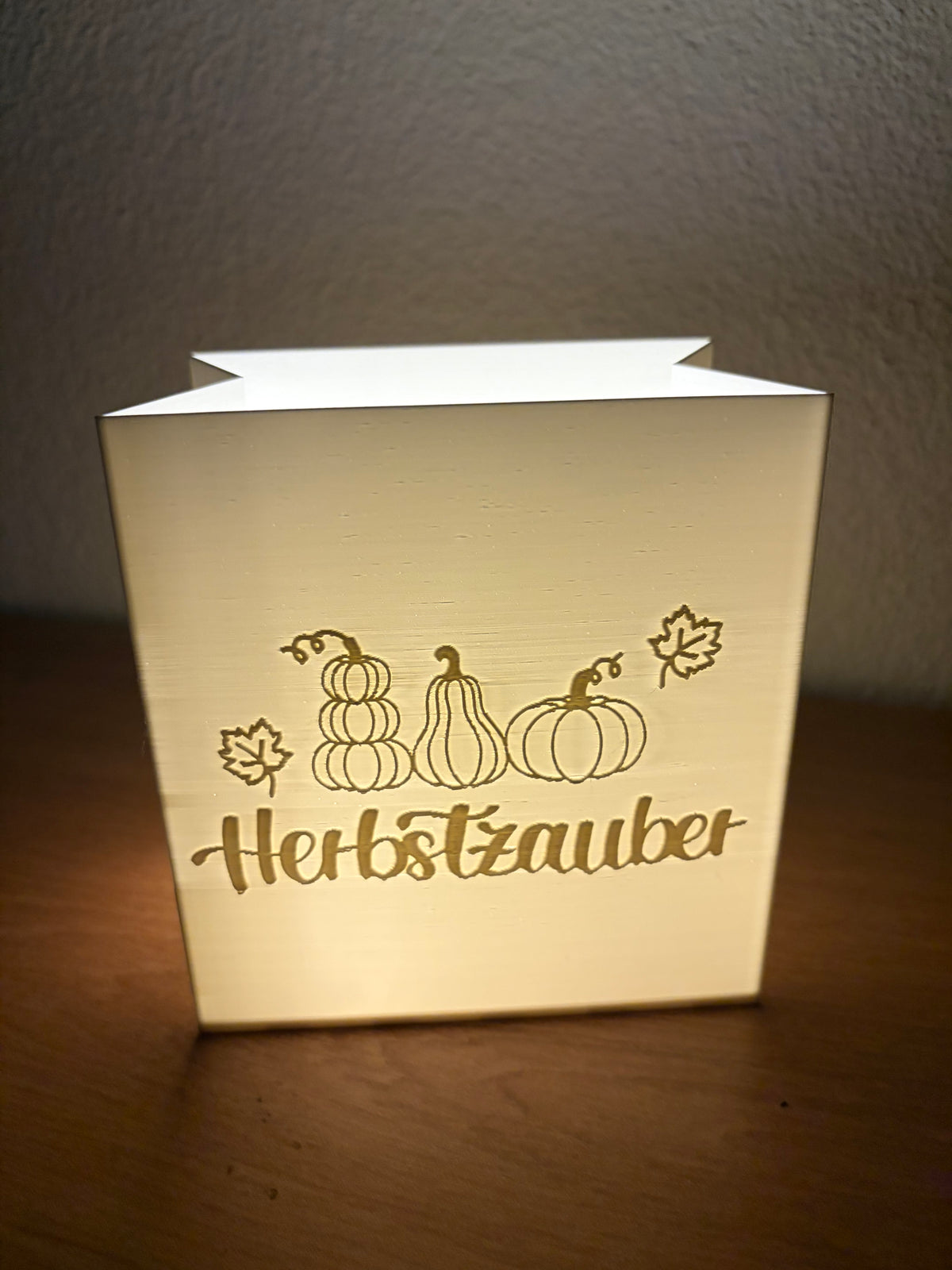 Herbstlicht – Lichttüte aus dem 3D-Druck 🍁