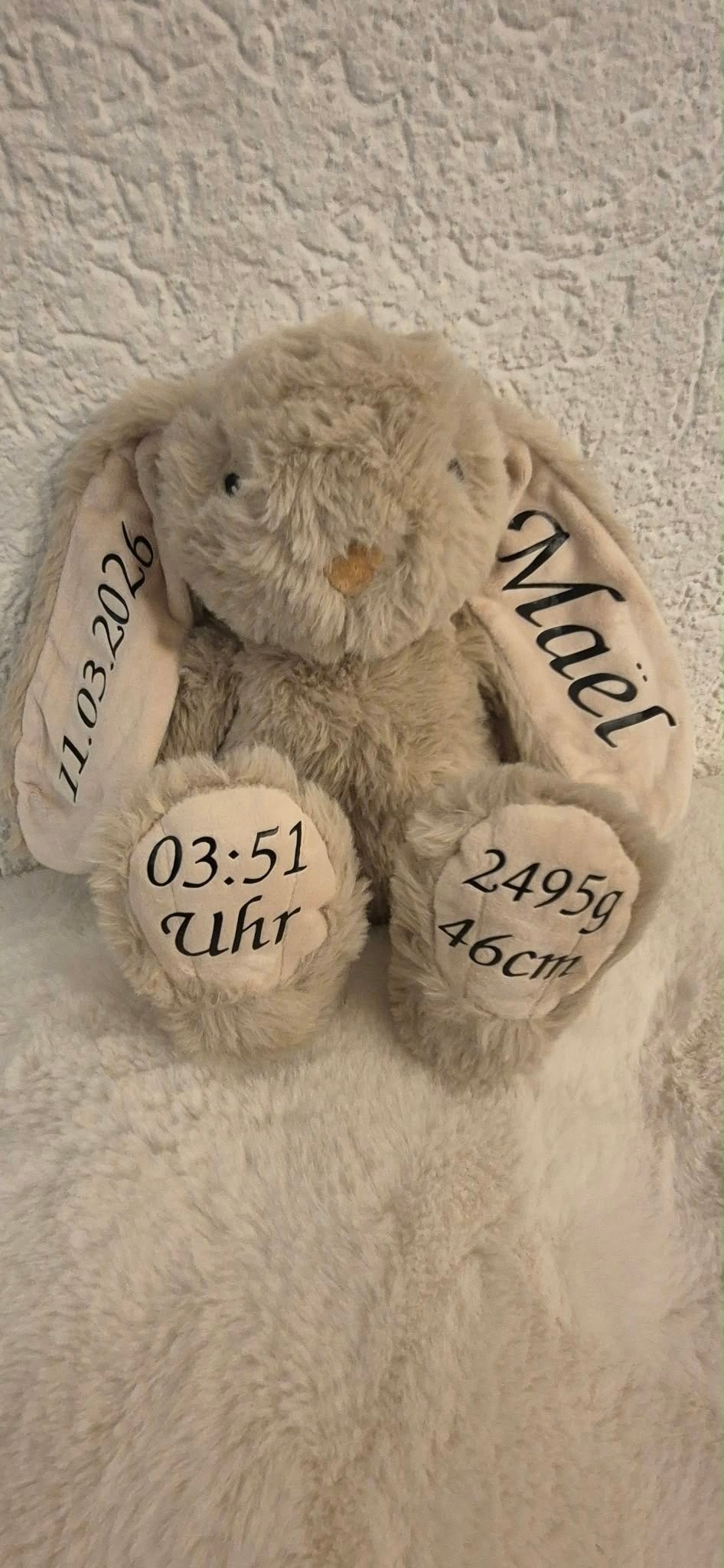 Personalisierte Erinnerung - Hase -