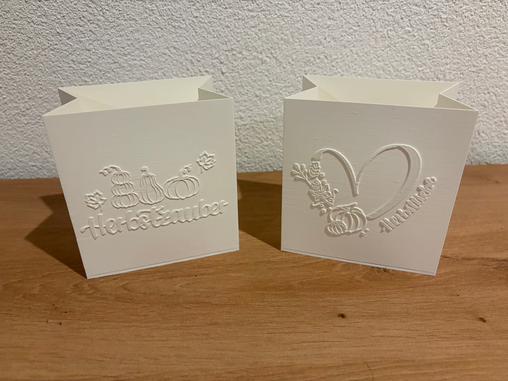 Herbstlicht – Lichttüte aus dem 3D-Druck 🍁