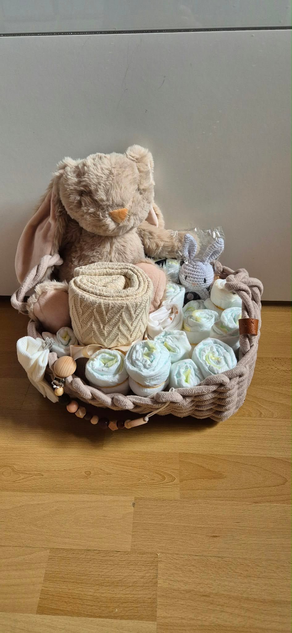 Babygeschenk-Körbchen