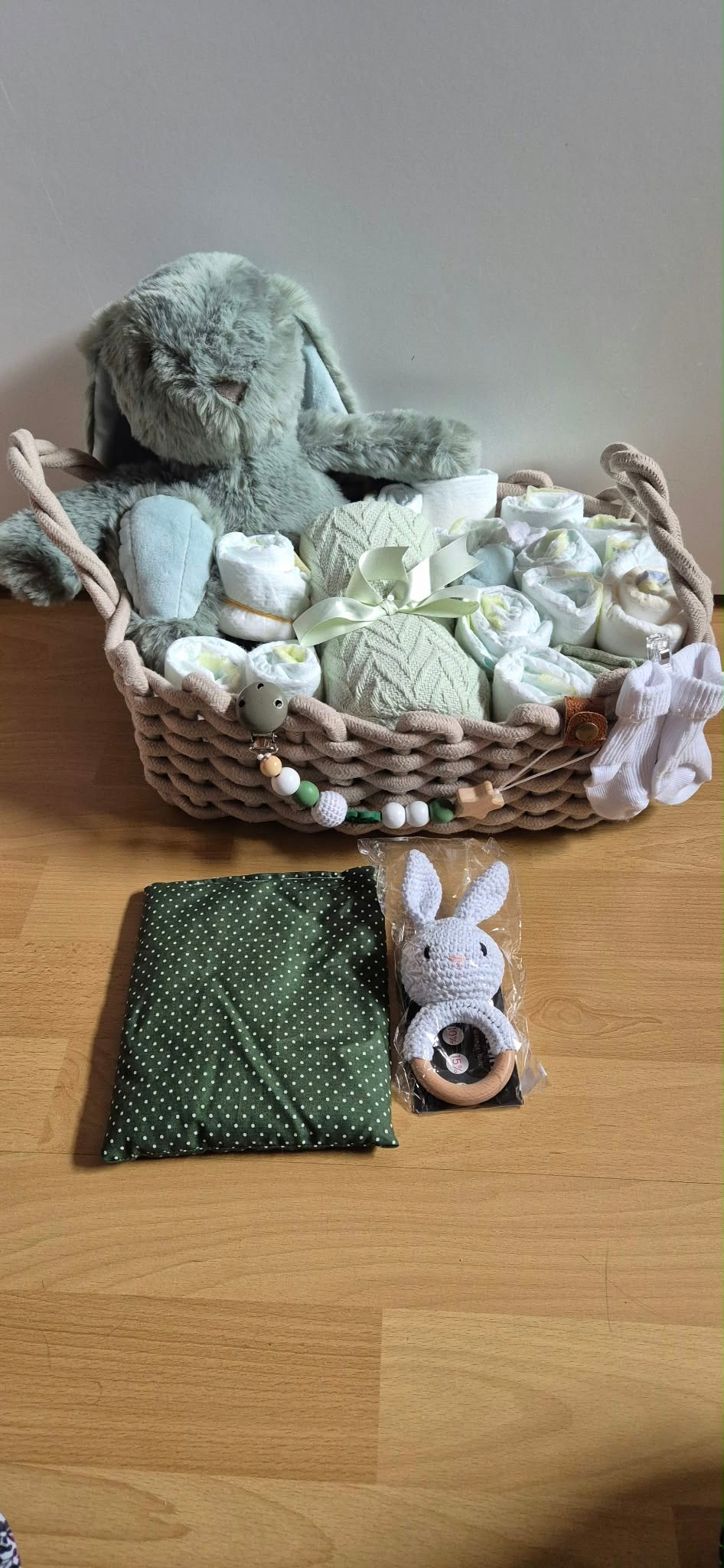Babygeschenk-Körbchen