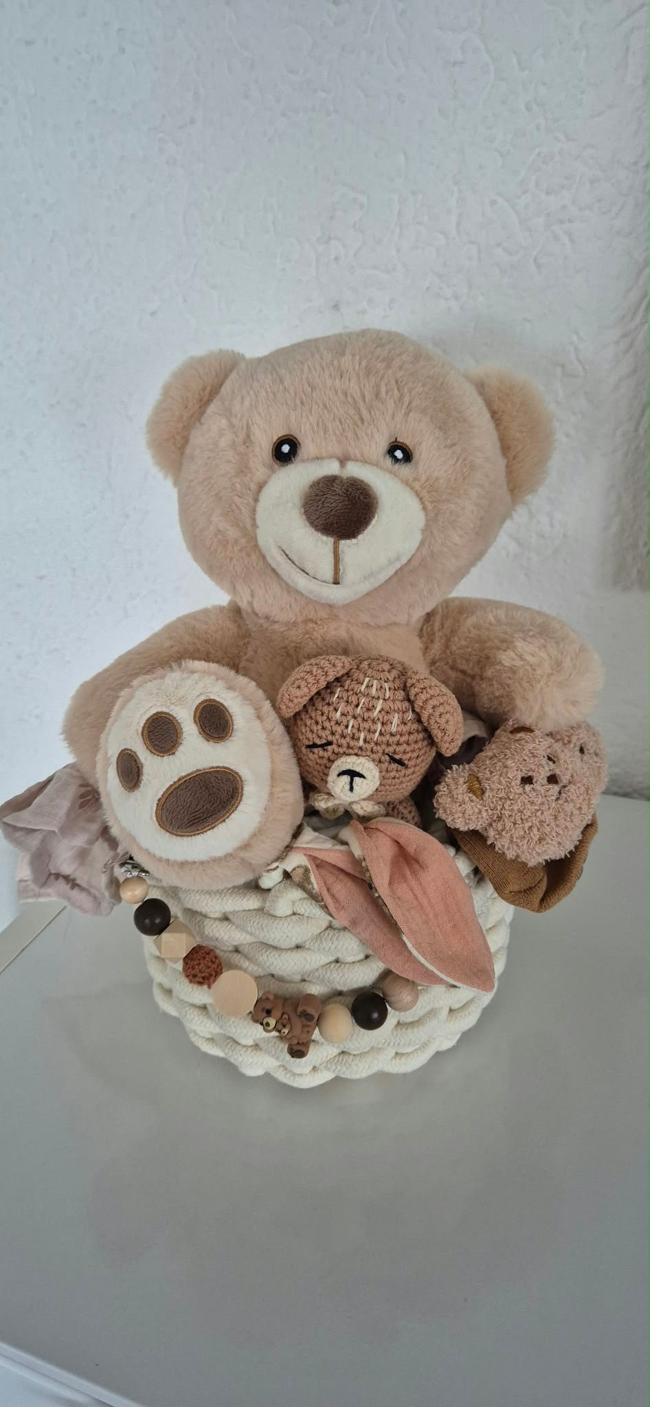 Babygeschenk-Körbchen