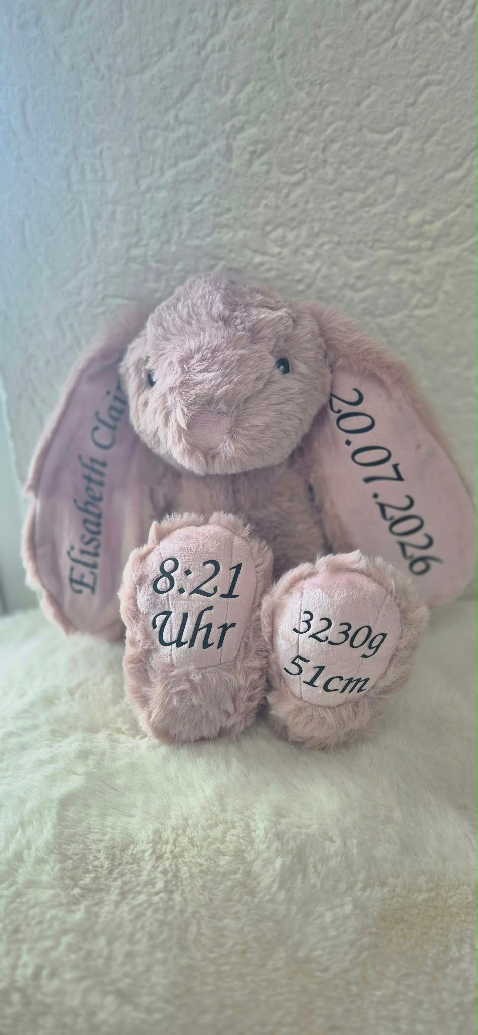 Personalisierte Erinnerung - Hase