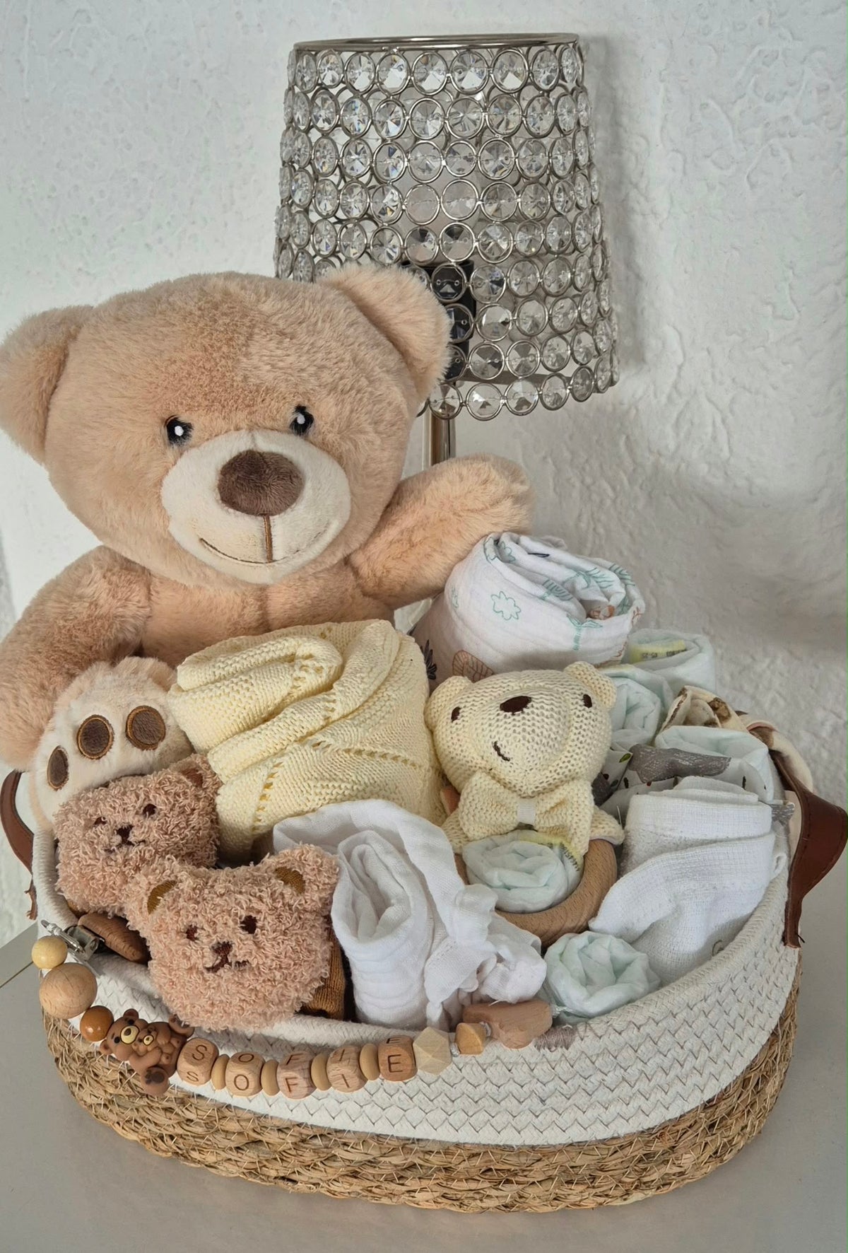 Babygeschenk-Körbchen