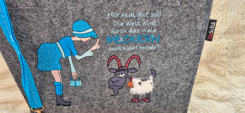 Filztasche „Meckern“ -