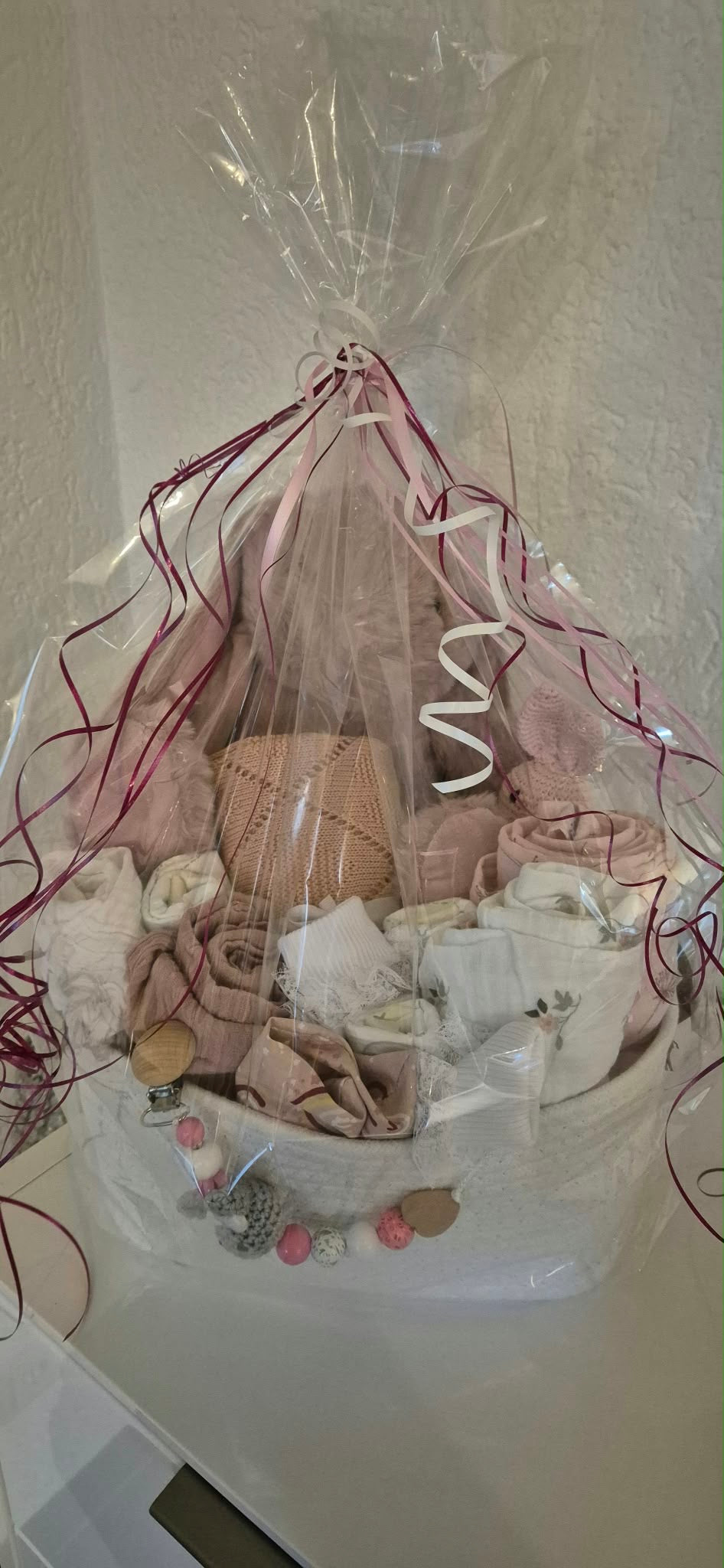 Babygeschenk-Körbchen