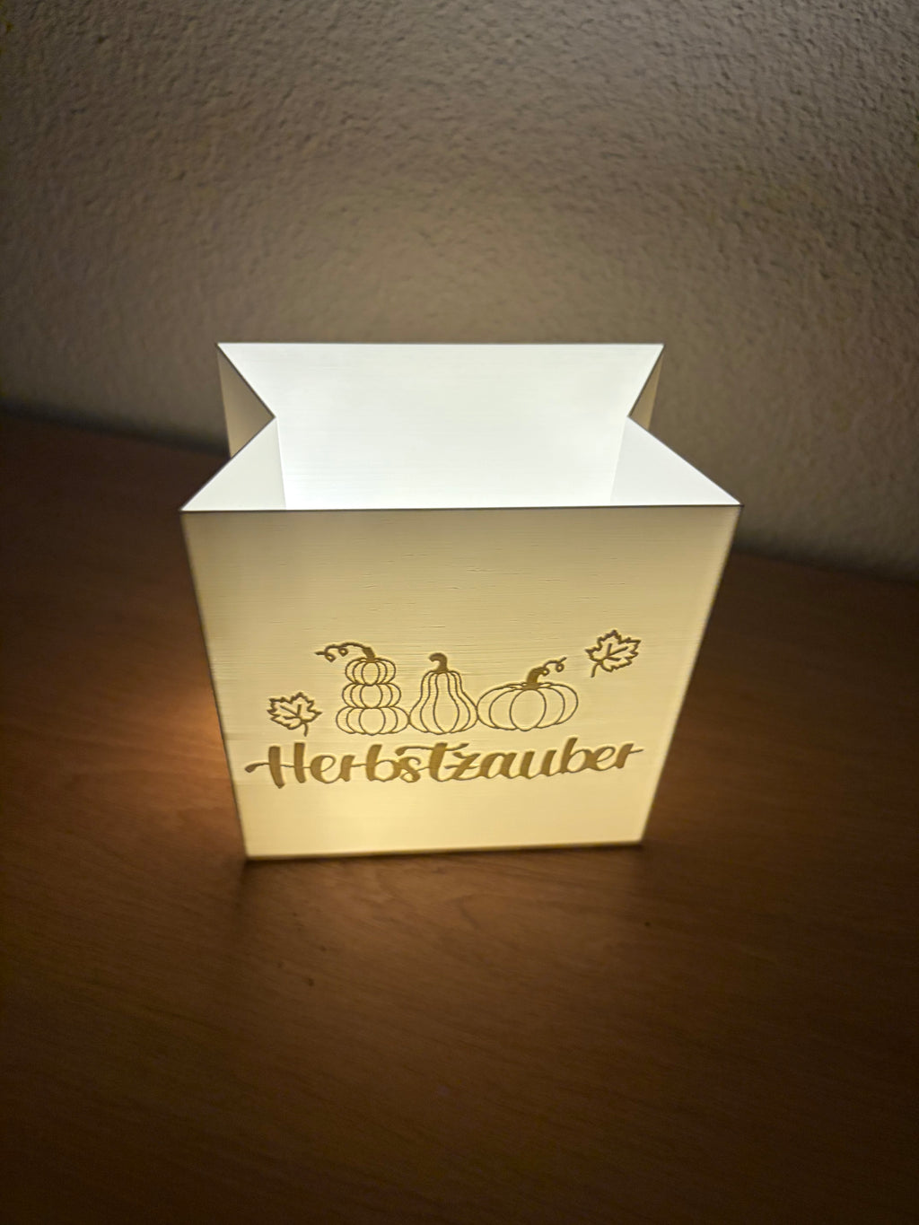 Herbstlicht – Lichttüte aus dem 3D-Druck 🍁