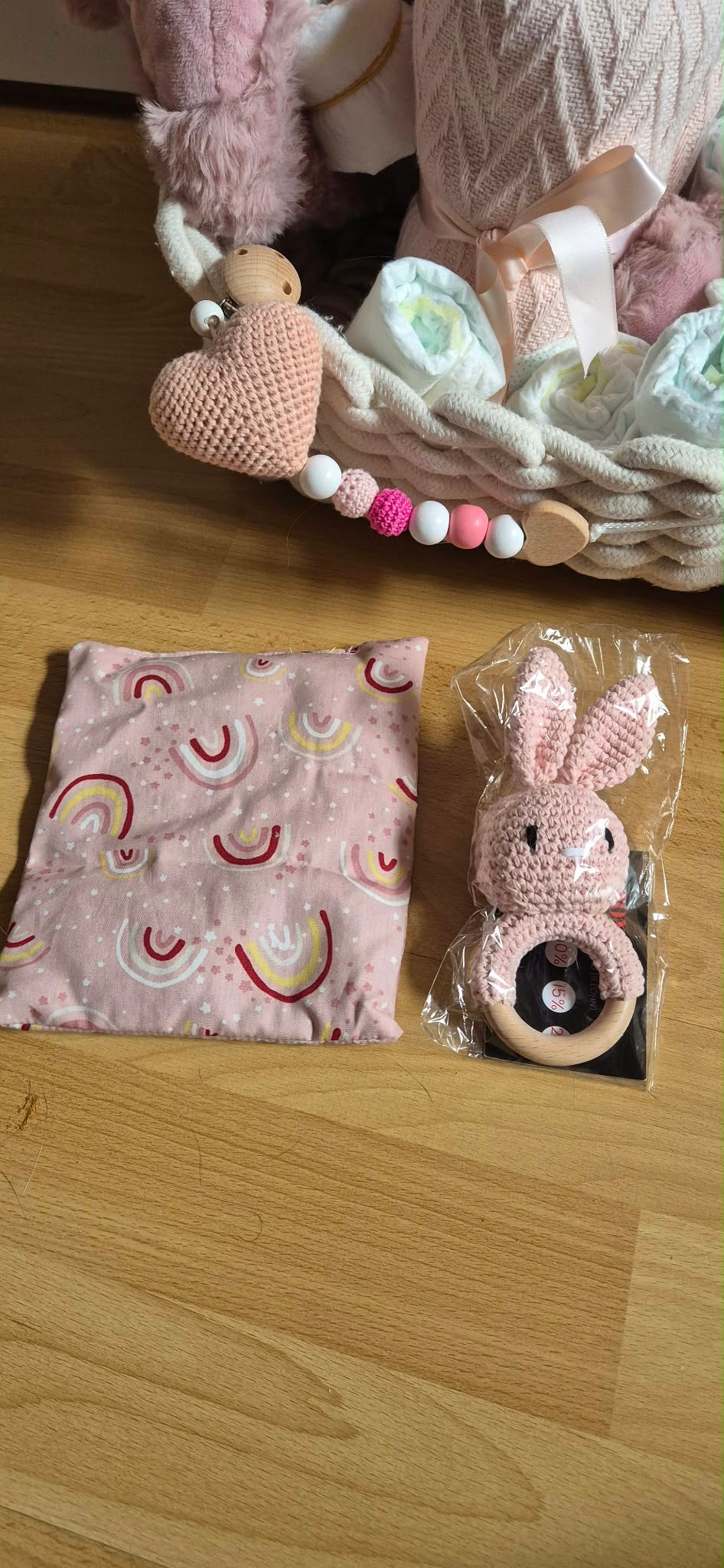 Babygeschenk-Körbchen