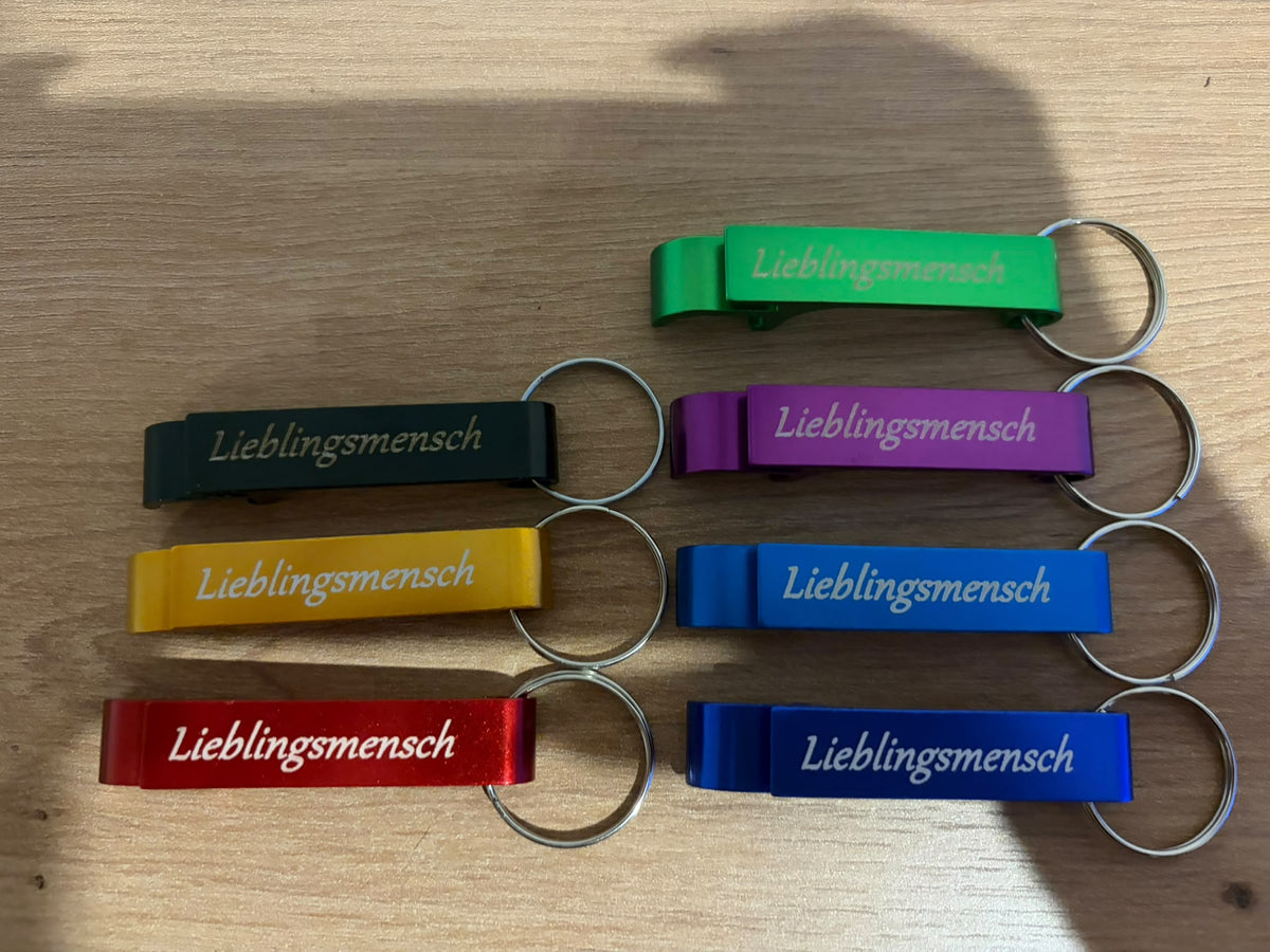 Lieblingsmensch Flaschenöffner mit Schlüsselanhänger