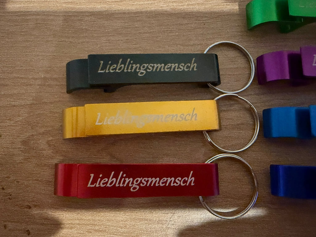 Lieblingsmensch Flaschenöffner mit Schlüsselanhänger