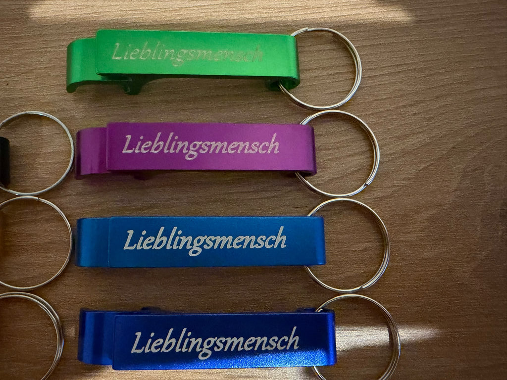 Lieblingsmensch Flaschenöffner mit Schlüsselanhänger